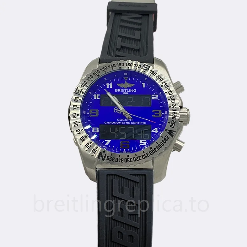 Breitling Professional Men's EB501019-001 46mm Silver-tone