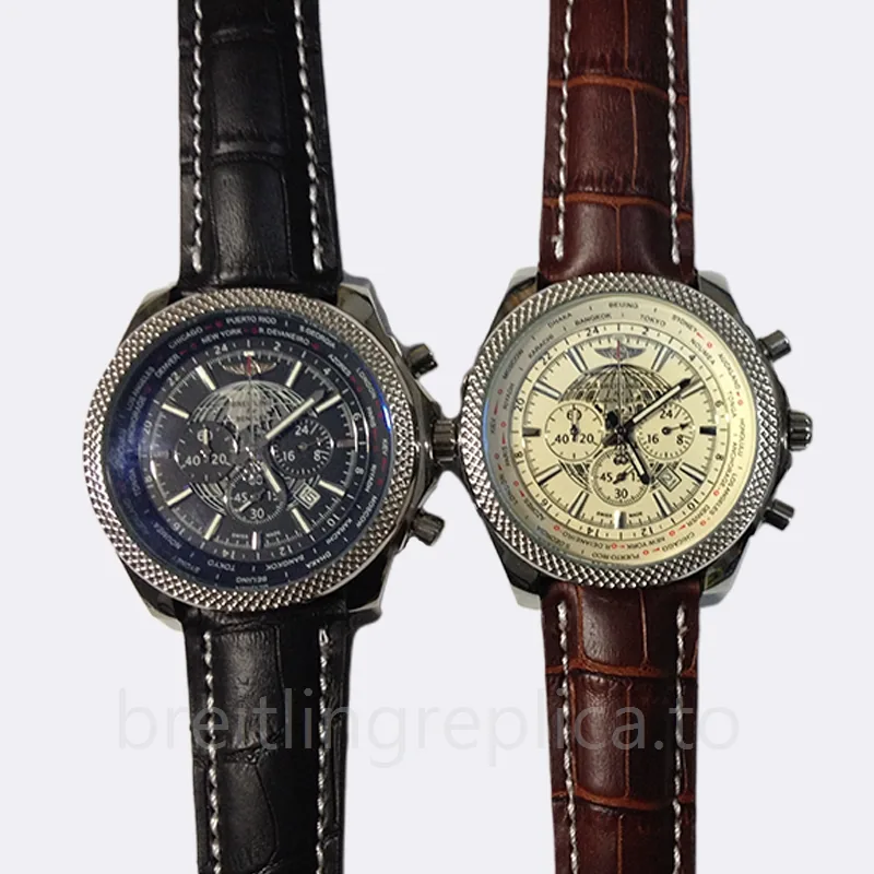 Breitling Bentley AB0612 Men's 46mm Silver-tone White Dial