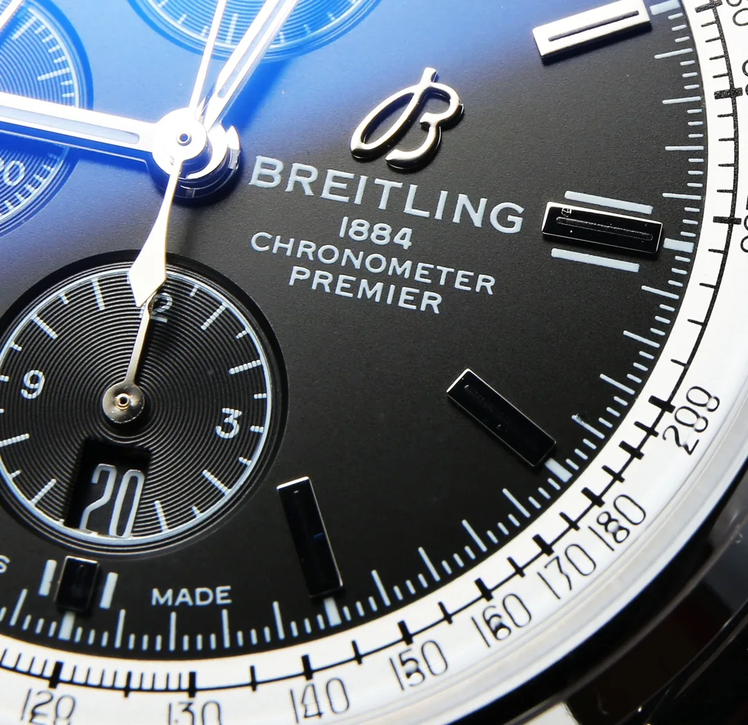 Luxury Replica Breitling Premier A13315351B1P1 Watch – Swiss Movement, 42mm Black Dial, Elegant Chronograph Design