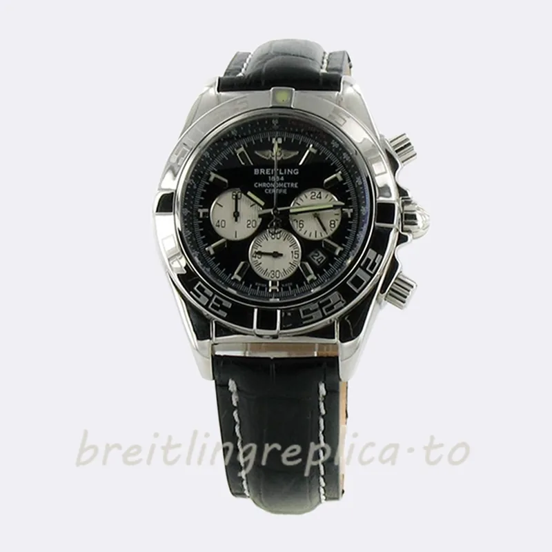 Breitling Chronomat 44 Men's 43mm B01-BL167 Stainless Steel Black Dial