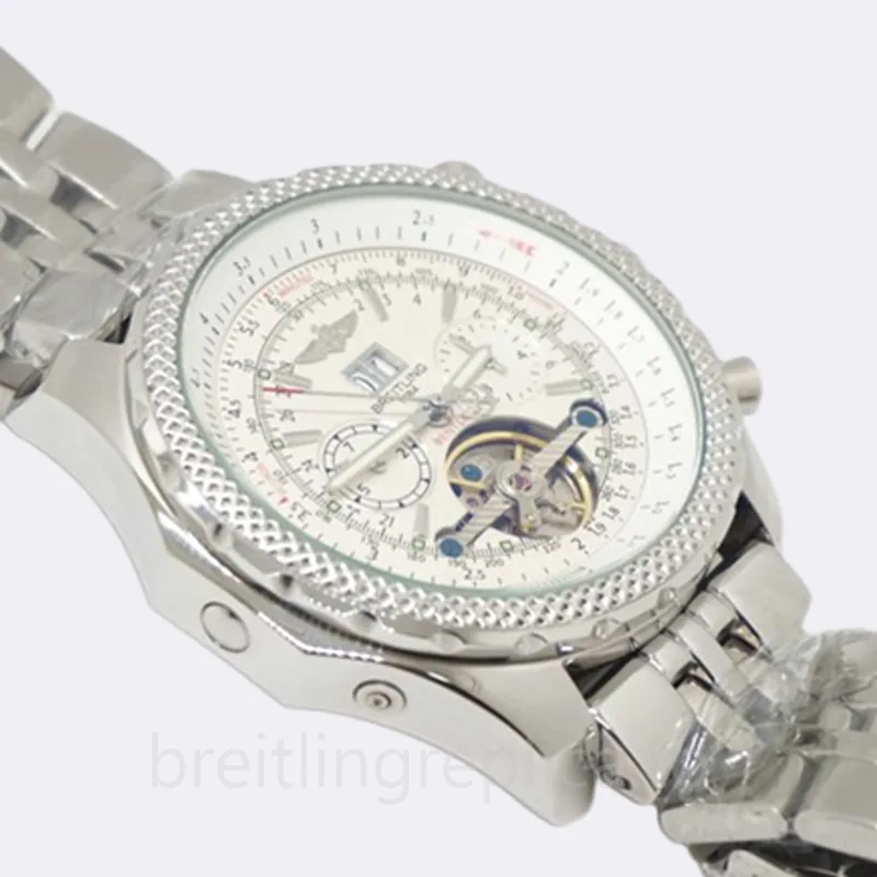 Breitling Bentley Men's 46mm BentleyWSL-003 Automatic Silver-tone