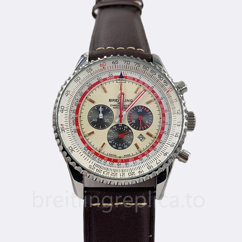 Breitling Navitimer 46mm AB01219A1G1X1 Men's Silver-tone