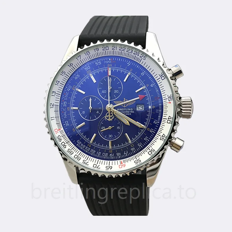 Breitling Navitimer Men's A24322121C2X1 46mm Blue Dial Silver-tone