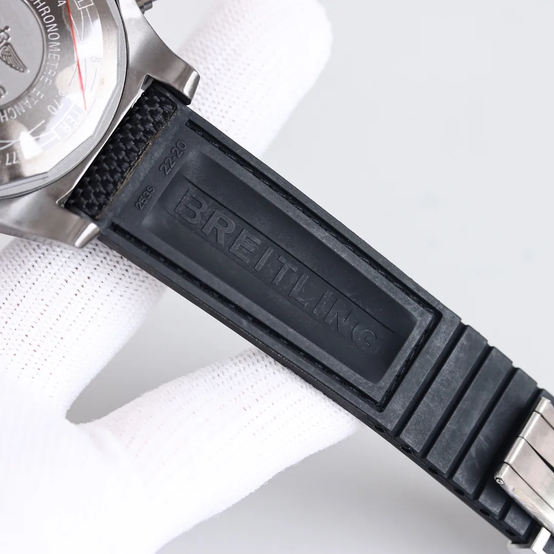 Breitling Avenger Bandit E1338310 Replica - Swiss AAA Super Clone Watch With Black Canvas Strap, Titanium Gray Dial