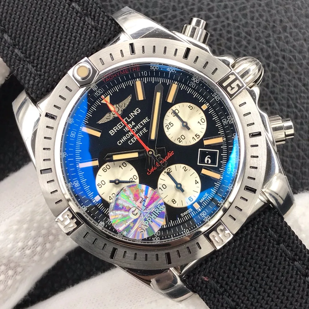 Premium Swiss Breitling Chronomat AB0115 Replica Airborne 30th Anniversary Special Edition 44mm Watch For Men