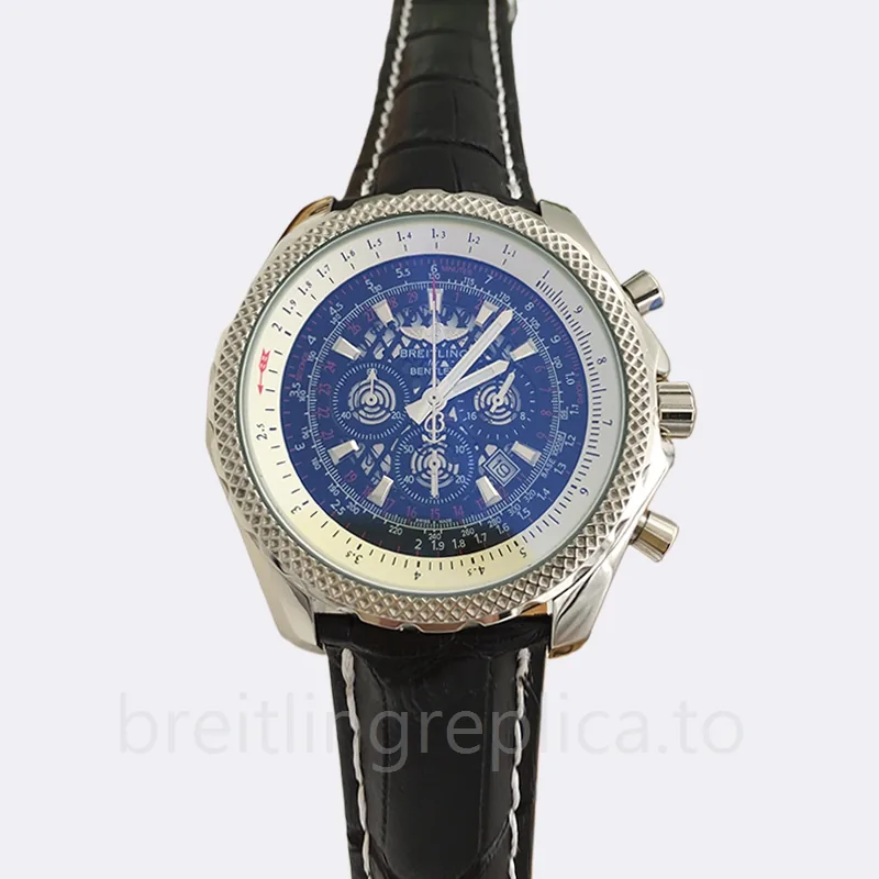 Breitling Bentley 46mm Men's AB0431 Silver-tone Black Dial