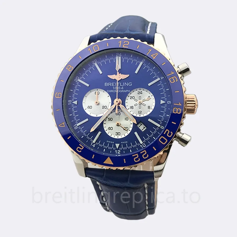 Breitling Chronoliner 46mm Men's RB046116 Blue Dial