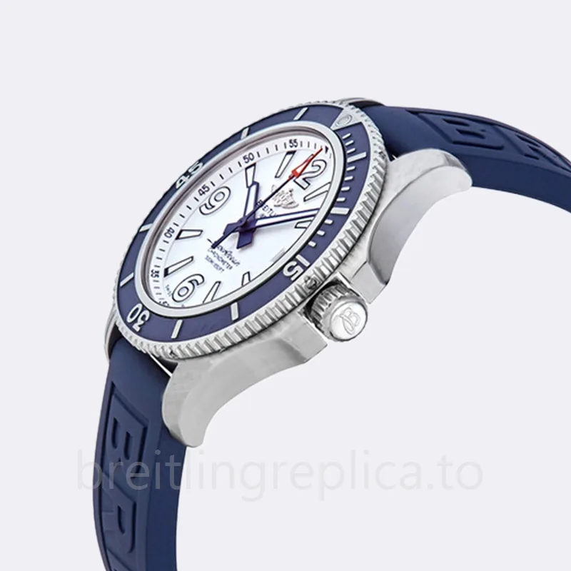 Breitling Superocean 46mm Men's A17366D81A1S1 Silver-tone