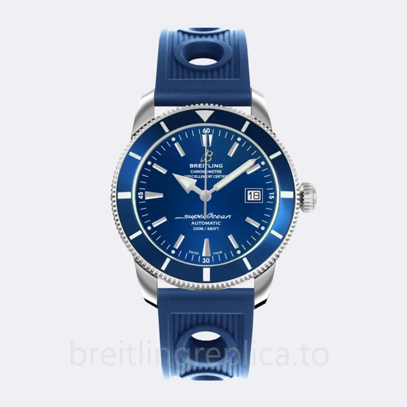 Breitling SuperOcean Heritage Men's A1732116.C832 43mm Blue Dial Blue-tone