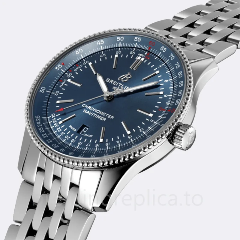 Breitling Navitimer Men's A17326161C1A1 46mm Silver-tone