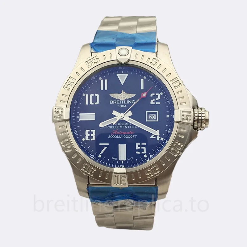 Breitling Avenger 46mm Men's A17331101B2A1 Silver-tone
