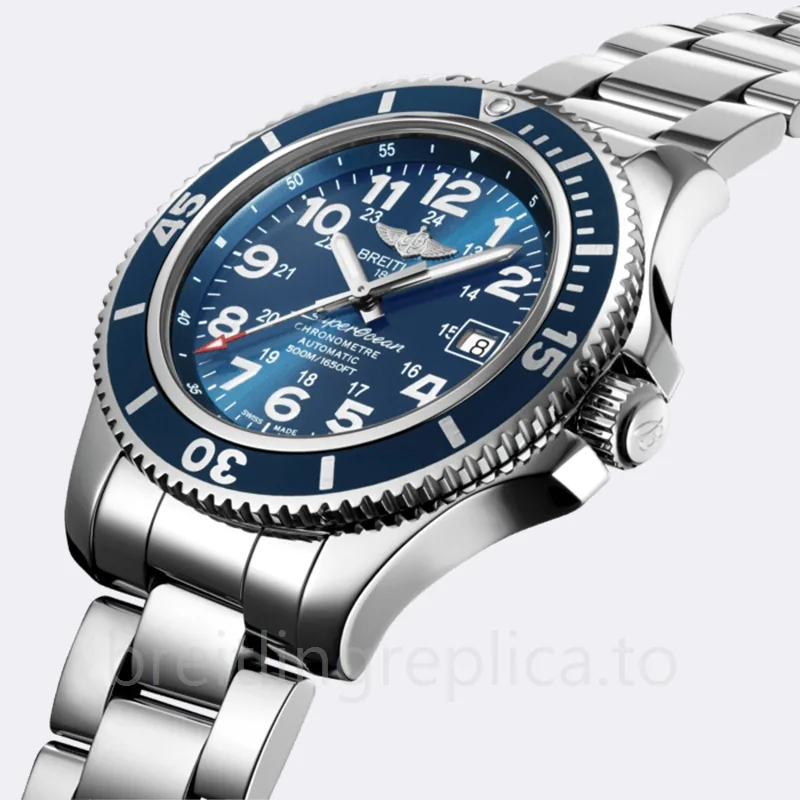 Breitling Superocean 46mm Men's A17365D11C1A1 Automatic Silver-tone