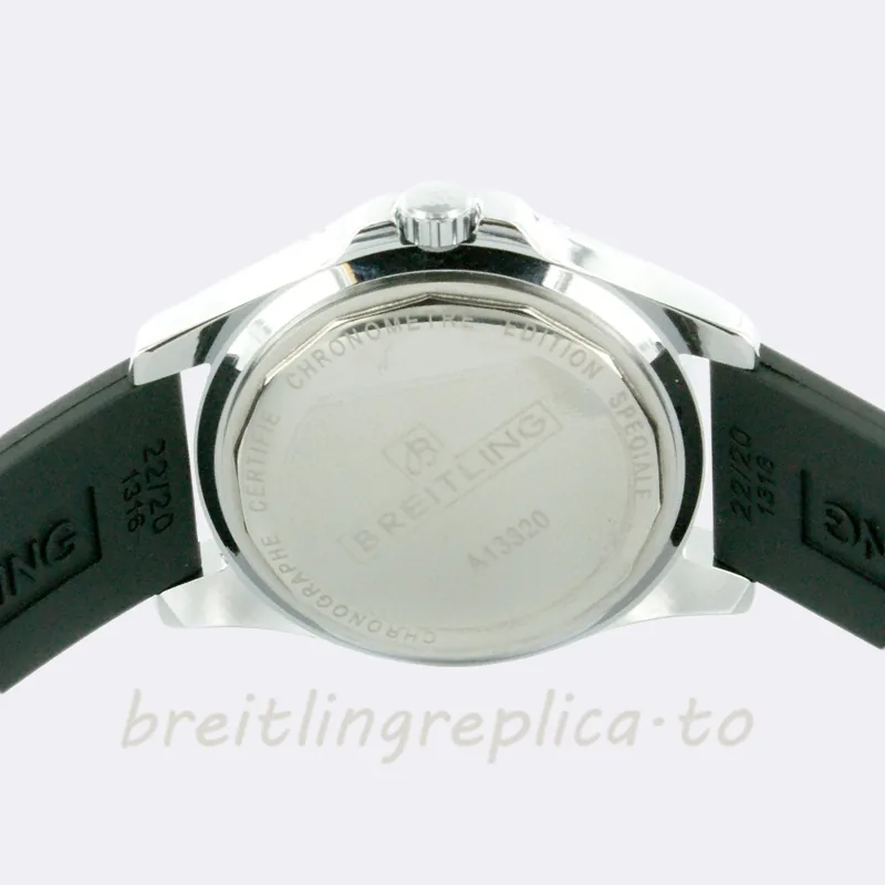 Breitling Superocean Men's SuperoceanBK008 46mm Stainless Steel Black Dial