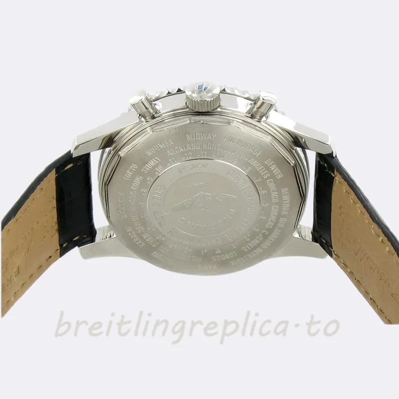 Breitling Navitimer 46mm A24322-C Men's Silver-tone Black Dial
