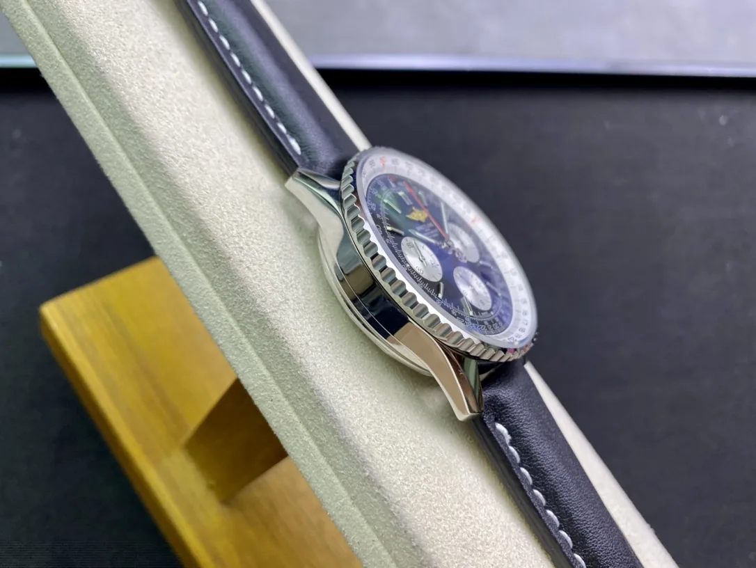 Best Swiss Breitling Navitimer B01 AB0120 Replica Watch - Luxury Men's Chronograph With Black Dial