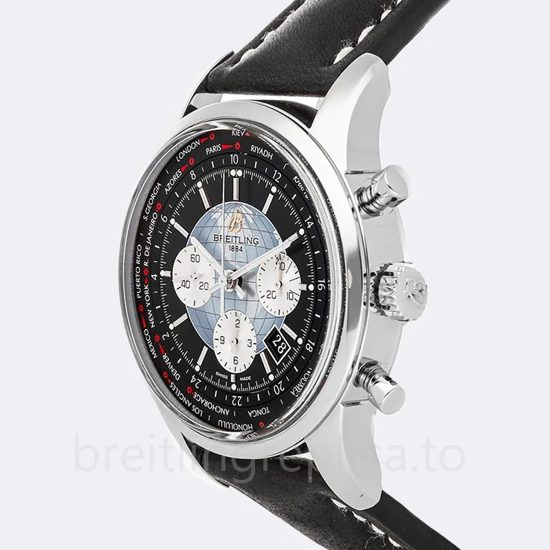 Breitling Transocean AB0510U4.BB62 46mm Men's Black Dial