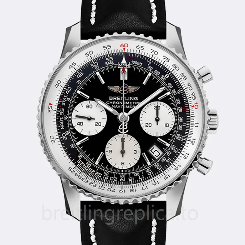 Breitling Navitimer A2332212.B635 43mm Men's Leather Strap
