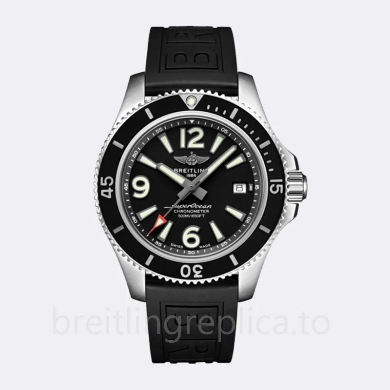 Breitling Superocean A17366021B1S1 46mm Men's Automatic Black Dial