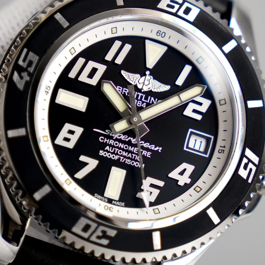 AAA Breitling Superocean 42 A1736402 Replica – Swiss Fake Watch, Durable Black Rubber Strap, Elegant Design For Men