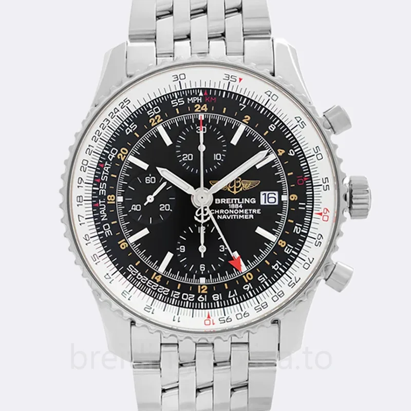 Breitling Navitimer 46mm A2432212.B726 Men's Black Dial