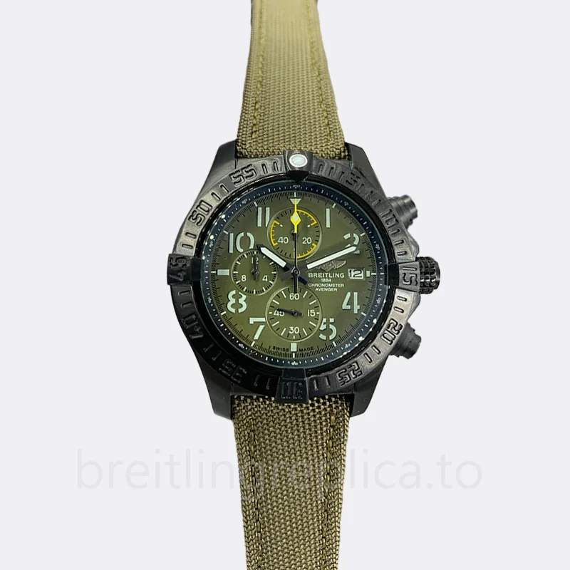 Breitling Avenger Men's 46mm V13317101L1X2 Green Dial Quartz/Automatic