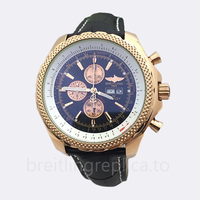 Breitling Bentley Men's 46mm H13353 Rose Gold-tone