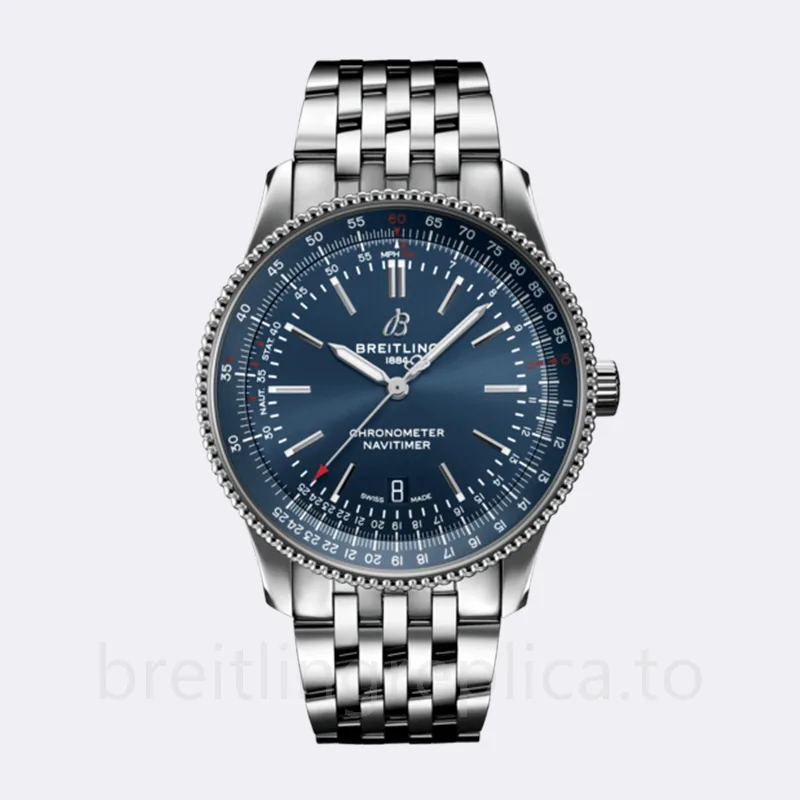 Breitling Navitimer Men's A17326161C1A1 46mm Silver-tone