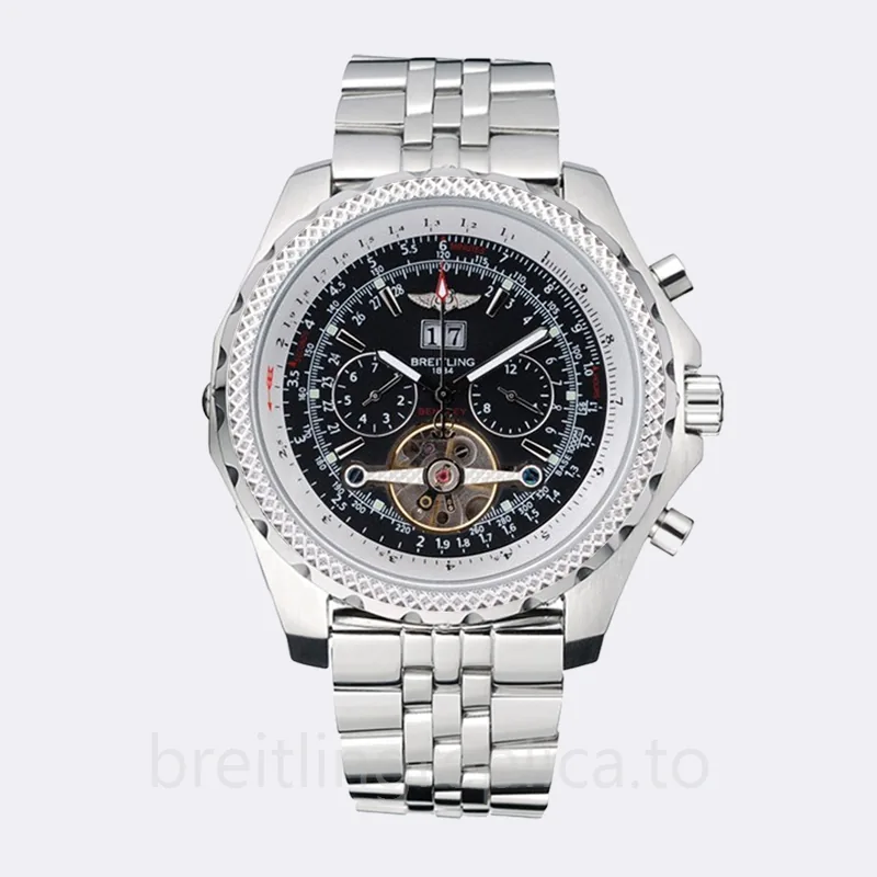 Breitling Bentley 46mm Men's BentleyBKSL-002 Black Dial