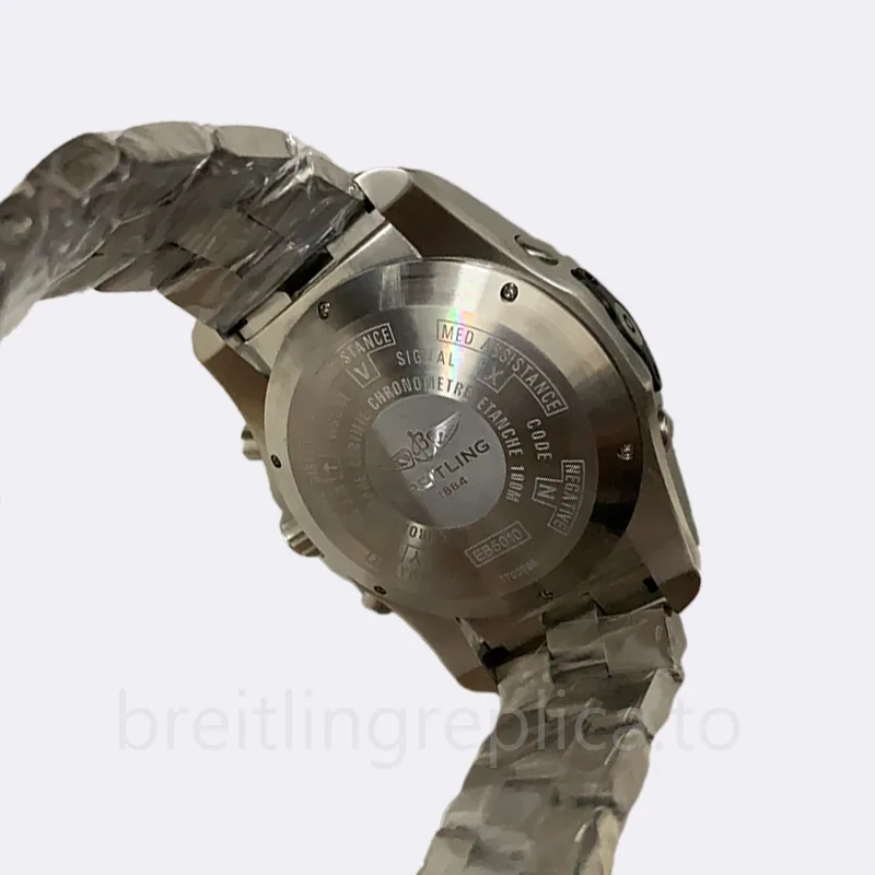 Breitling Professional 46mm EB5010-003 Men's Stainless Steel Silver-tone