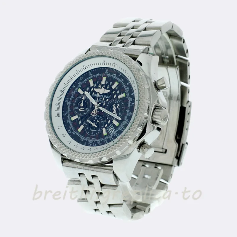 Breitling Bentley 46mm Men's BentleyBL016 Stainless Steel Blue Dial