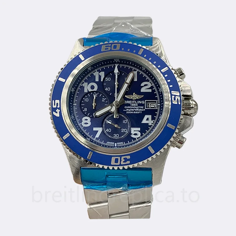 Breitling Superocean Men's A13311D11C1A1 46mm Blue Dial Quartz