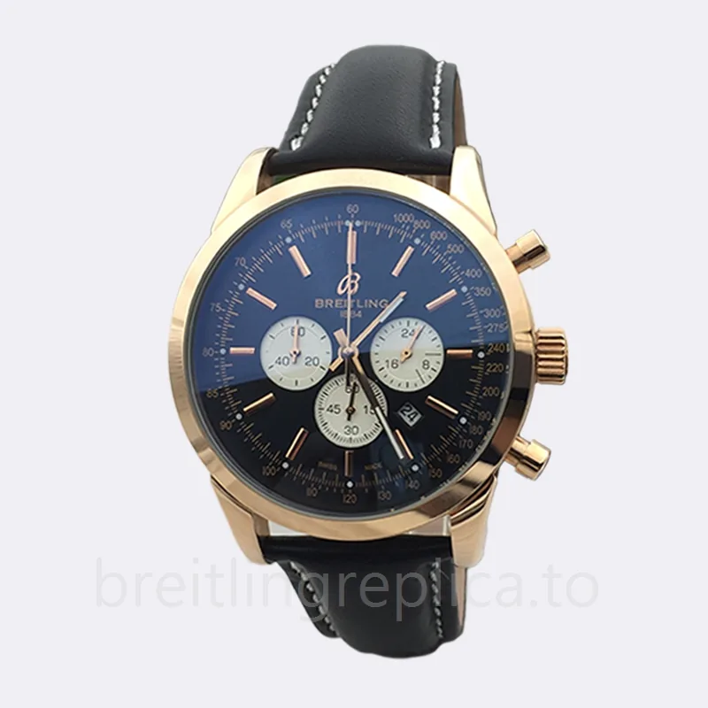Breitling Transocean RB015212.BF15-001 Men's 46mm Quartz/Automatic Rose Gold-tone