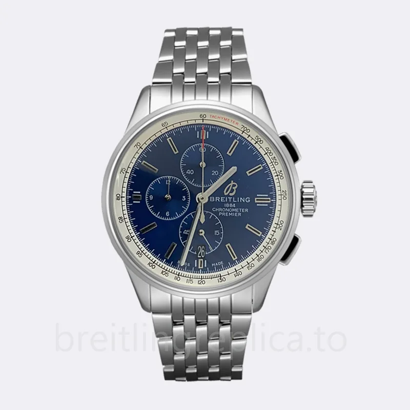 Breitling Premier Men's A13315351C1A1 46mm Silver-tone Stainless Steel