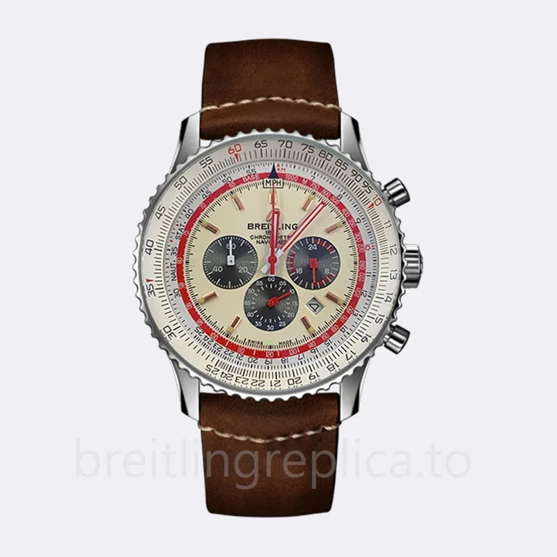 Breitling Navitimer 46mm AB01219A1G1X1 Men's Silver-tone