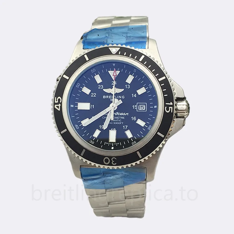 Breitling Superocean Men's Y17393101B1A1 46mm Black Dial Stainless Steel