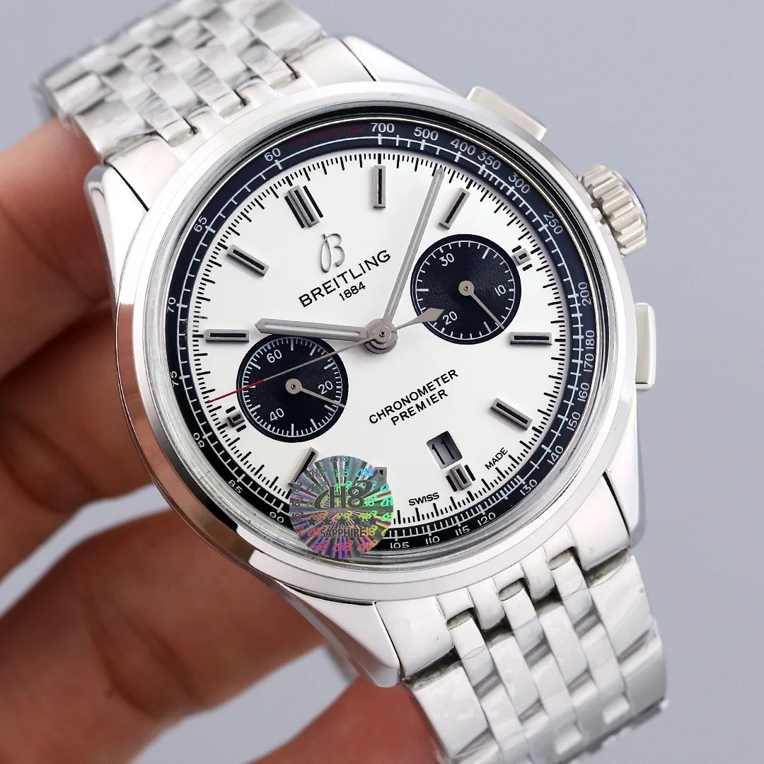 AAA Breitling Premier AB0118221G1A1 Replica Men’s 42mm Watch – Stainless Steel Case & Bracelet