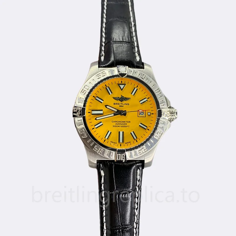Breitling Avenger Men's 46mm A17319 Stainless Steel