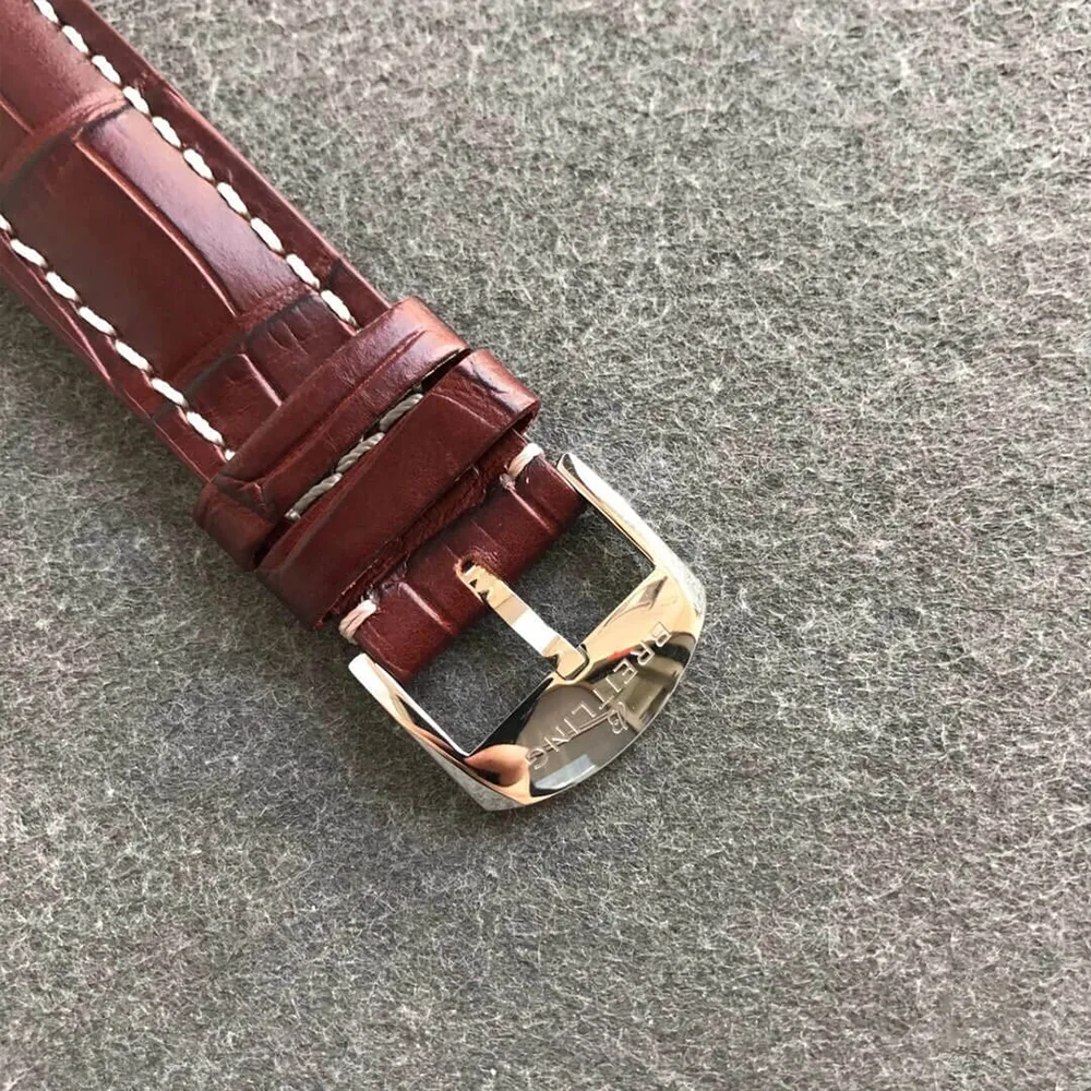 Best Swiss Breitling Navitimer U17326211M1P2 Replica Watch with Brown Leather Strap And Anthracite Dial