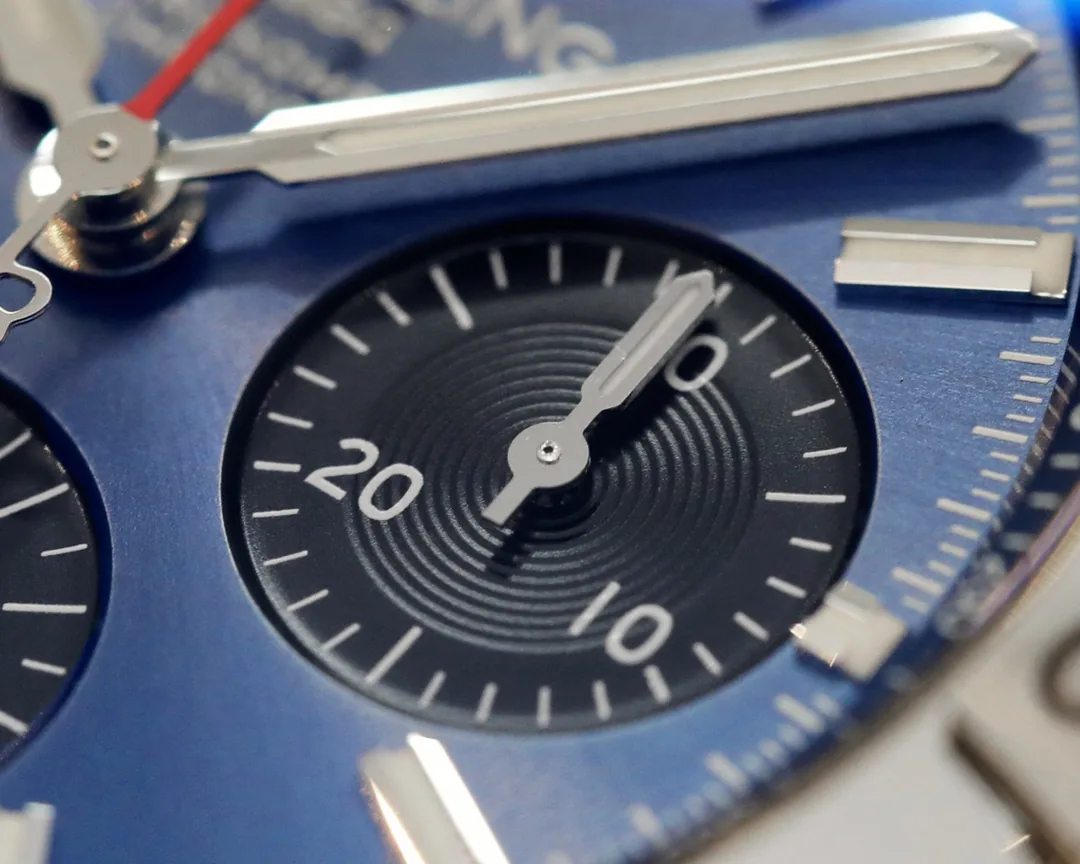 Breitling Chronomat AB0134101C1A1 Replica 42mm Swiss Watch,  Blue Dial, Stainless Steel Case