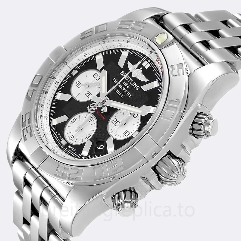 Breitling Chronomat 43mm AB011012.B967 Men's Watch Black Dial