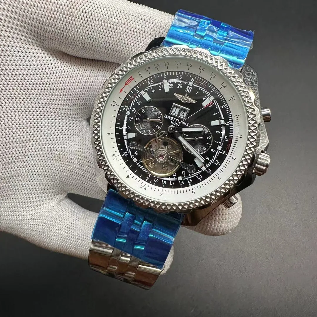 Swiss Breitling Bentley A25363 Replica Watch – 47mm Steel Case, Black Dial, Top Quality Craftsmanship