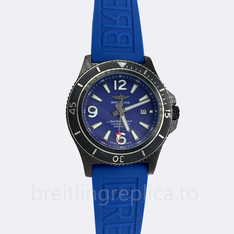 Breitling Superocean M17368D71C1S2 Men's 46mm Blue Dial