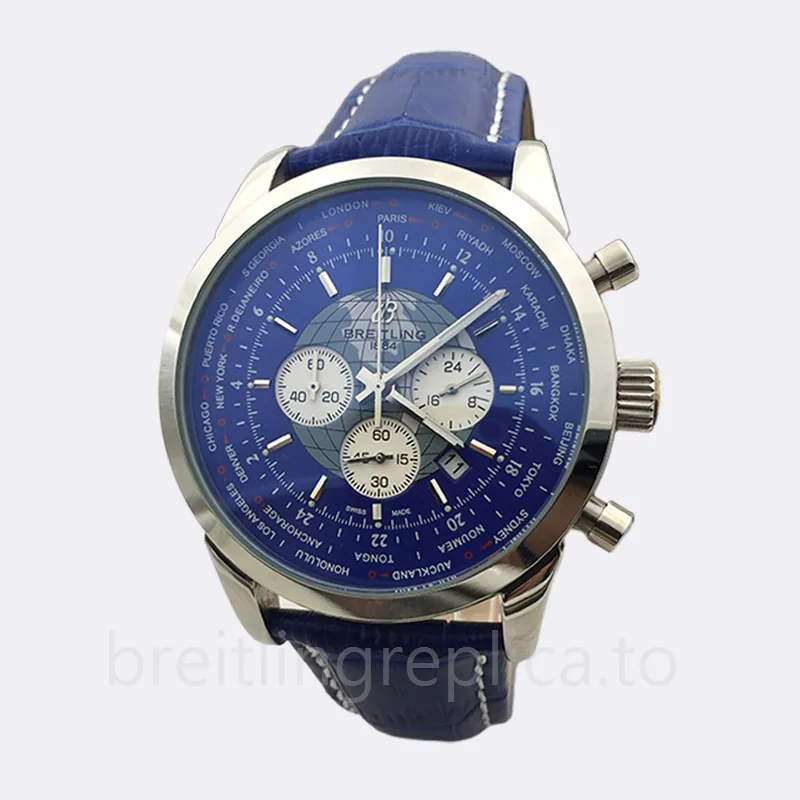 Breitling Transocean AB0510U4-001 46mm Men's Silver-tone