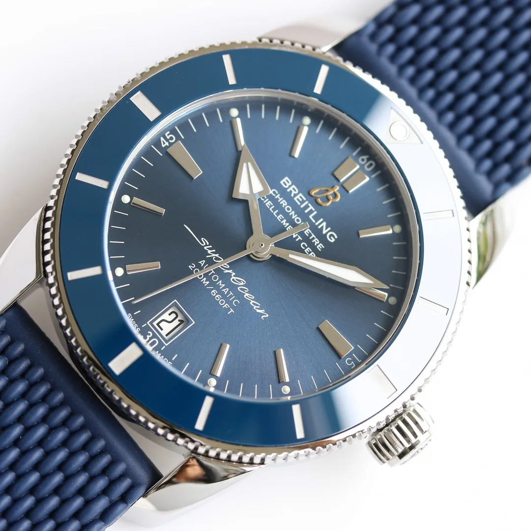 Premium Swiss Breitling Superocean Heritage AB2020161C1S1 Replica Watch – Blue Dial, Blue Ceramic Bezel