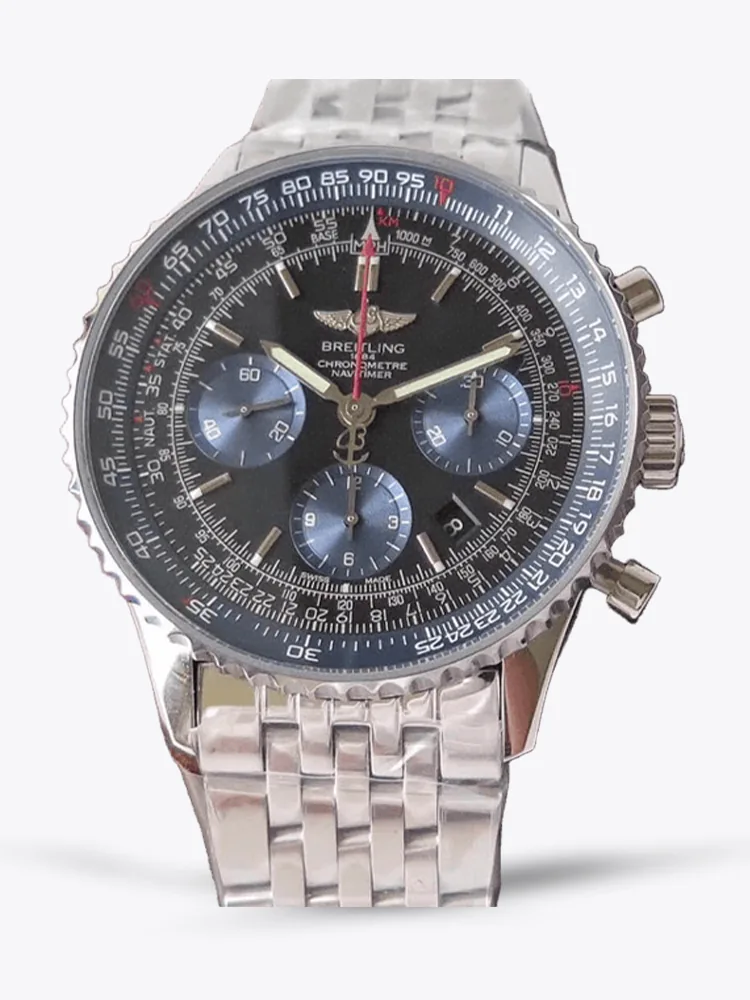 Luxury Breitling Navitimer AB012116/BE09 Replica Men’s 43mm Watch – Stainless Steel Case & Bracelet
