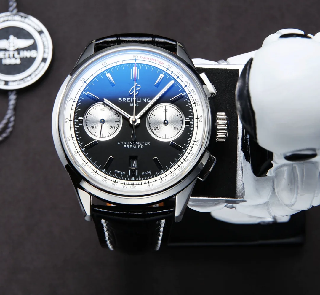 High-End Swiss Breitling Premier B01 AB0118371B1P1 Replica Watch – Classic Design, Vintage Chronograph Look