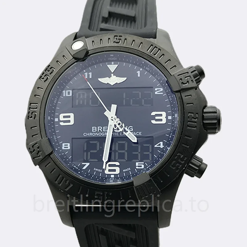 Breitling Exospace VB5510 Men's 46mm Black-tone Black Dial