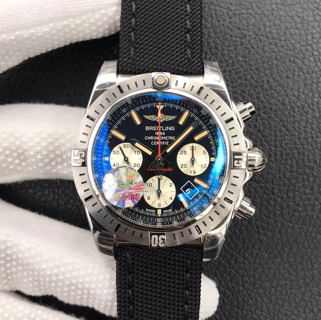 Premium Swiss Breitling Chronomat AB0115 Replica Airborne 30th Anniversary Special Edition 44mm Watch For Men