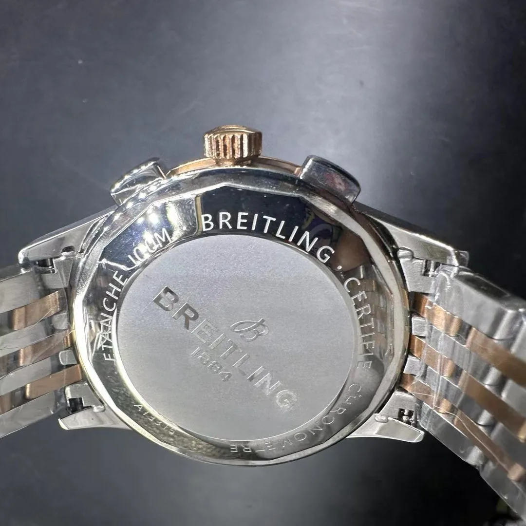 AAA Swiss Breitling Premier A13315 Replica Watch for Men – Elegant Silver Dial, Stainless Steel Case & Bracelet