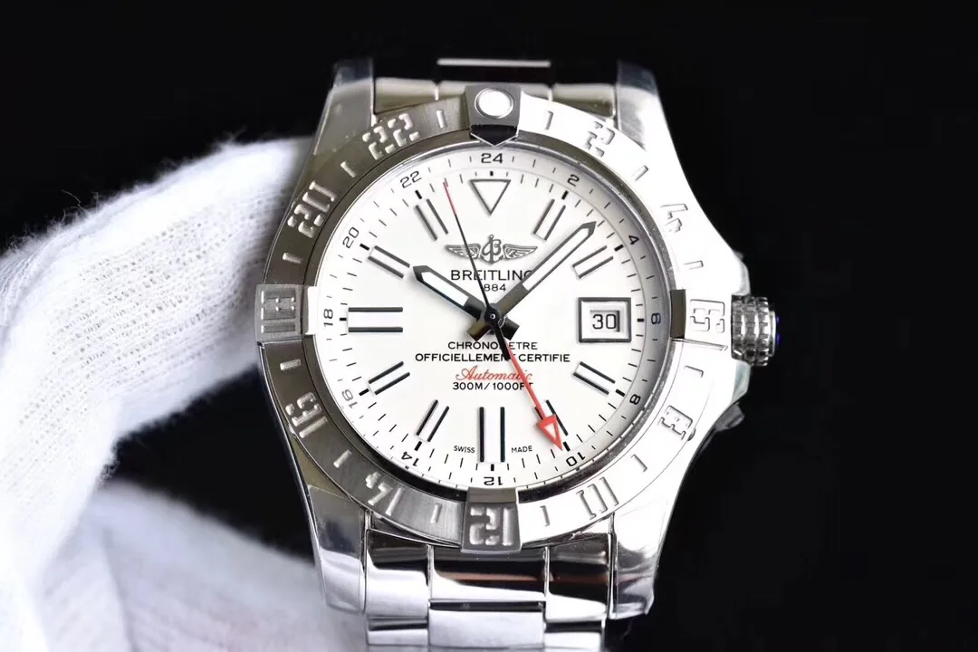 Swiss AAA Breitling Avenger II A3239011/G778 Replica White Dial 43mm Watch – Luxury Look, Full Steel Build
